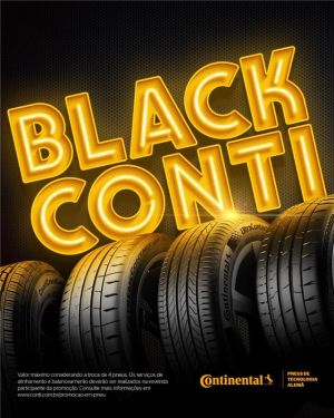 Continental Pneus oferece desconto em dobro na Black Friday e na Cyber Monday