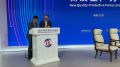 Feng Bo, representante no Brasil da ZGC International Holding Limited, e Rodolfo Fücher, vice-presidente do Conselho da ABES