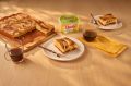 Bolo de Travessa com Goiabada e Banana.