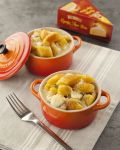 Gnocchi Dourati de Mandioquinha na Manteiga e Sálvia com Brie Gratinado