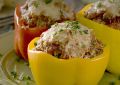 Pimentões à Bolonhesa Gratinados