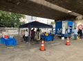 Voluntários em ação