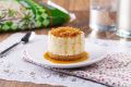 Pudim de tapioca com base de biscoito coquinho Pilar