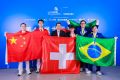 Os estudantes brasileiros Gustavo Vitor Pereira de Sousa e João Victor Caliaro receberam medalha de bronze na categoria Indústria 4.0