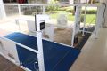 Esteira sanitizante instalada