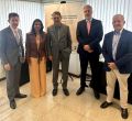 Ruffo Freitas-Jr (SBM), Carolina Argolo (SBM), Wadih Damous (presidente da ANS), Guilherme Novita (presidente da SBM) e Francisco D'Angelo (secretário geral da ANS)