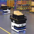  Na WEG, rob&ocirc; WMR (Mizusumashi Digital), transporte aut&ocirc;nomo com kanban eletr&ocirc;nico integrado ao MES e ERP para garantir o abastecimento sob demanda e eliminar as movimenta&ccedil;&otilde;es manuais