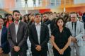 Autoridades civis presentes na celebração.