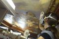 Restauro das pinturas do teto do Paço da Liberdade, durante obras comandadas pelo Sesc PR