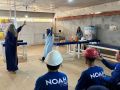 Apresentação teatro realizada no canteiro de obras do Noah Sim Home