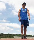 Paratleta Edson Pinheiro quanto bateu o próprio recorde como homem mais rápido do mundo em sua categoria.