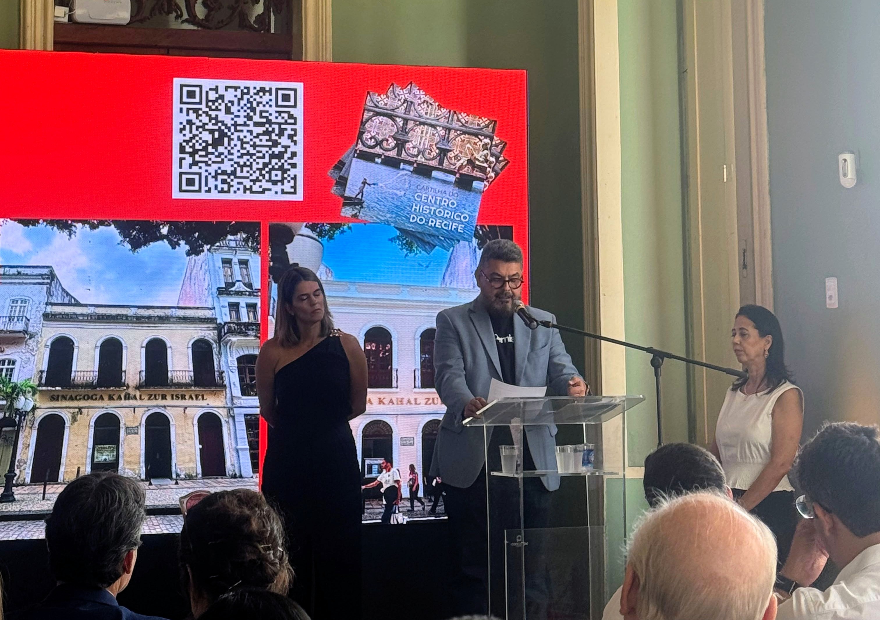 Roberto Salom�o, presidente do CAU/PE no lan�amento da Cartilha do Centro Hist�rico do Recife