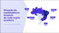 Situação da inadimplência locatícia de cada região brasileira