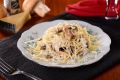 Risoto de cogumelos e queijo grana padano