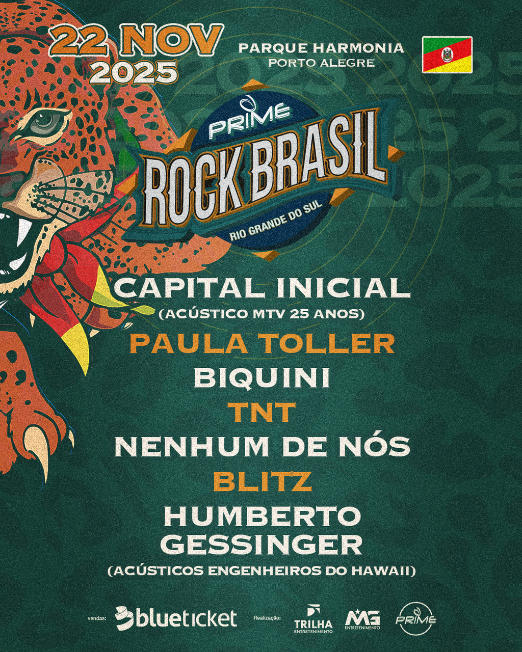 Insanity Records | Festival Prime Rock Brasil chega pela 1ª vez a Porto Alegre com sete nomes do rock nacional