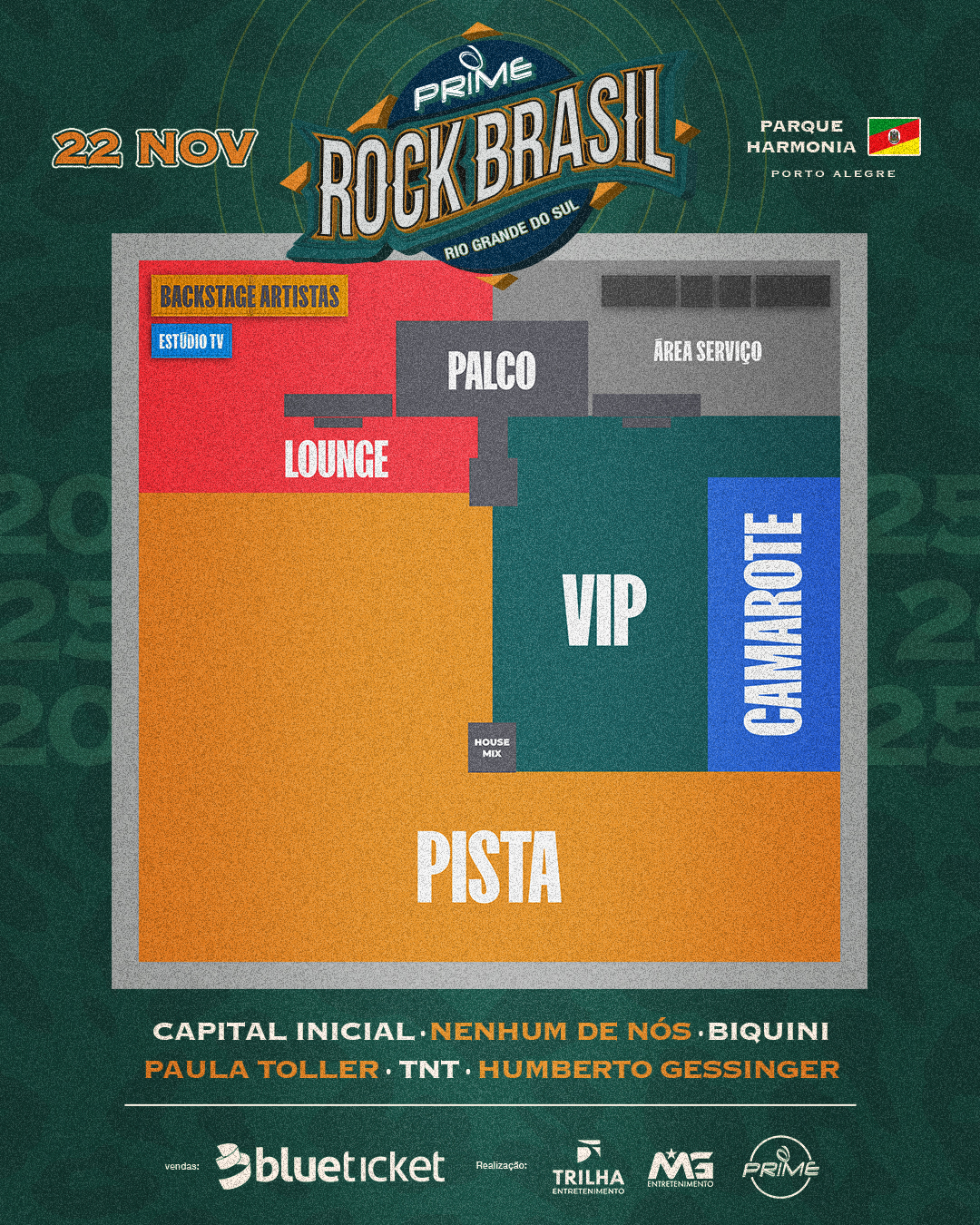 Insanity Records | Festival Prime Rock Brasil chega pela 1ª vez a Porto Alegre com sete nomes do rock nacional