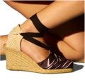 Espadrille Tecido Acqua Preta (R$ 417,00)