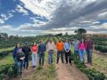 Representantes do Imaflora, Rainforest Alliance e Fazenda Nova Cintra durante a certificação